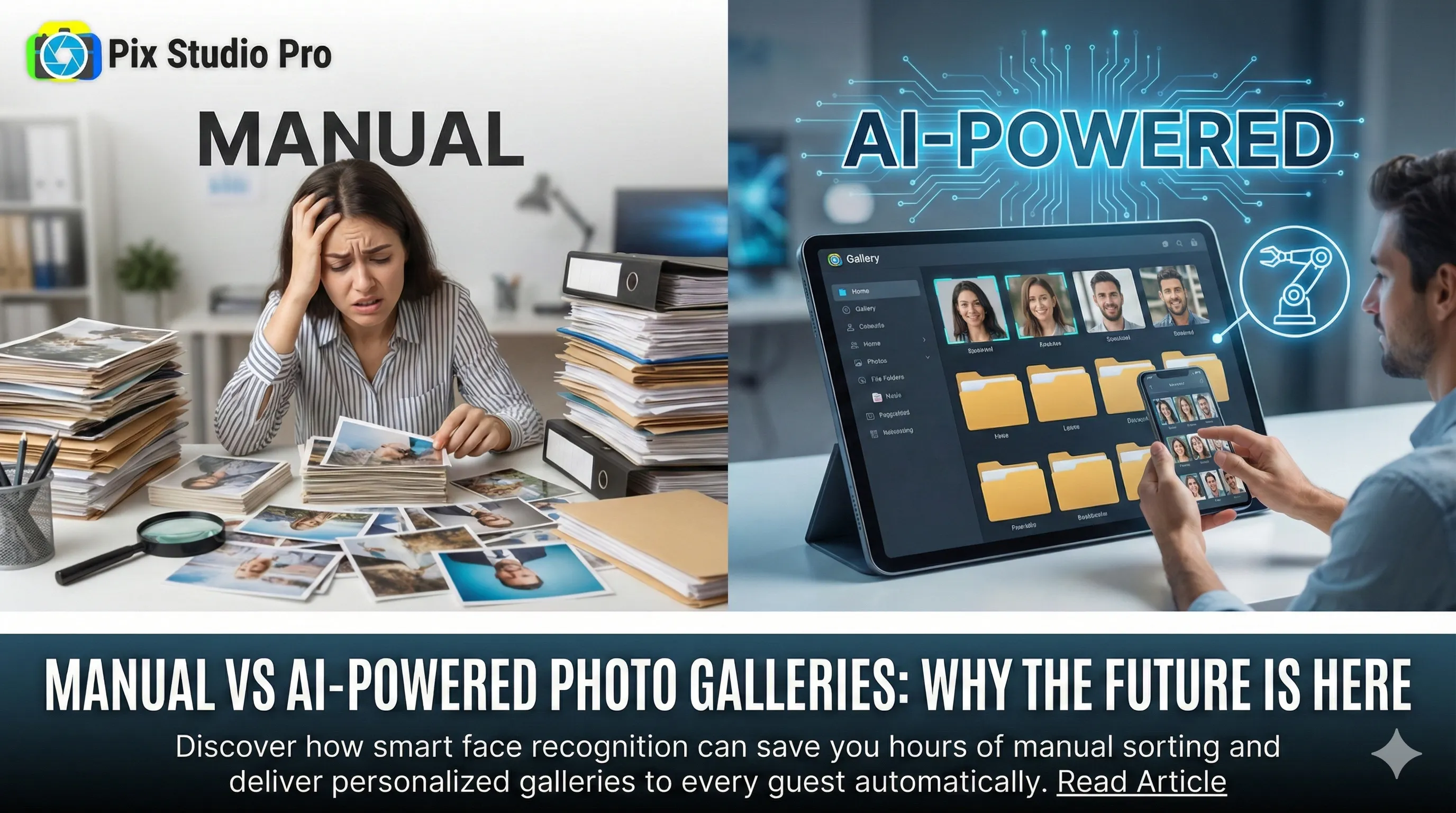 Manual vs AI-Powered Photo Galleries: Why the Future is Here